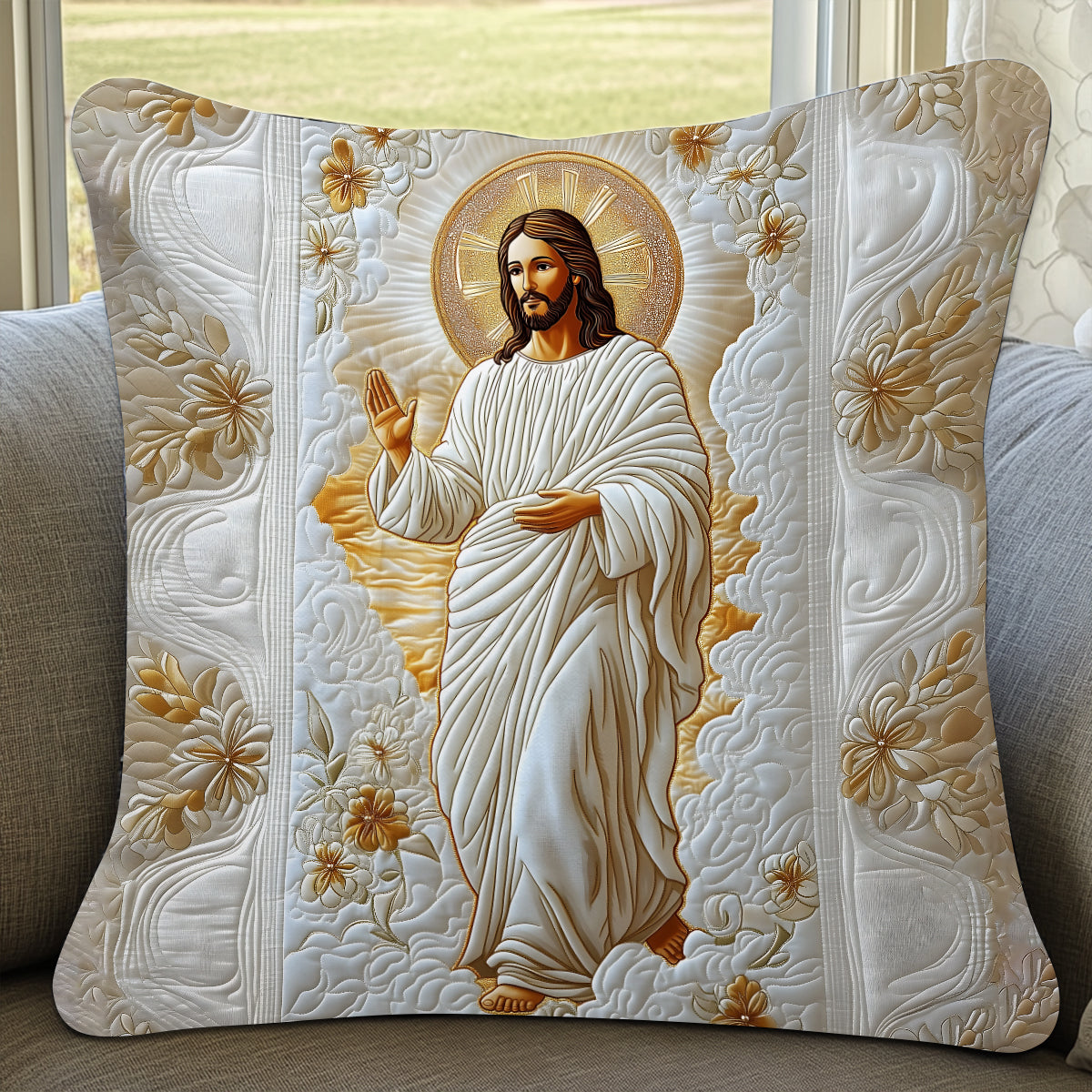 Faith Hope Love - Christian Throw Pillow