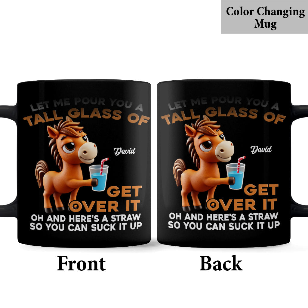 Let Me Pour You - Personalized Horse Mug