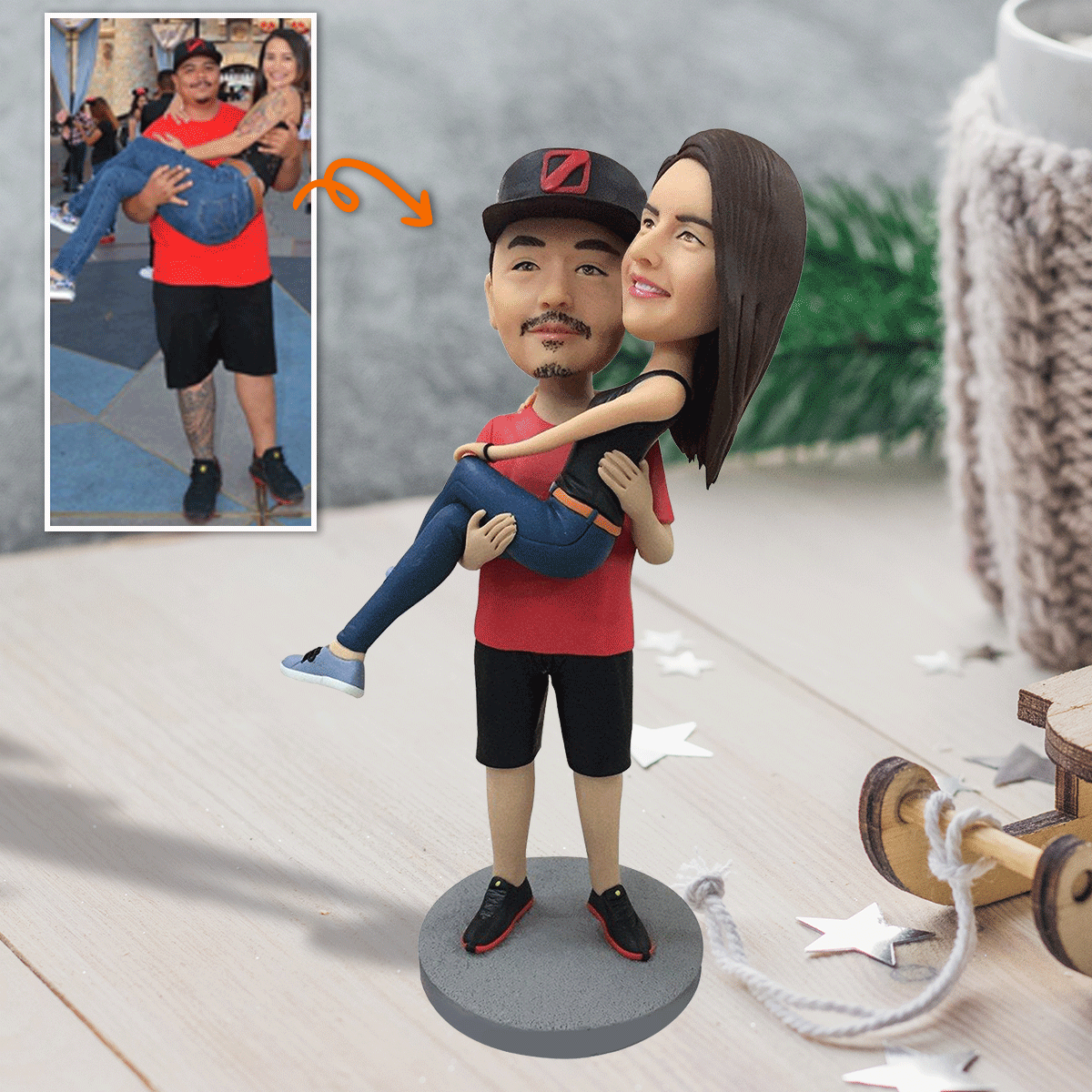 Custom From Photo Bobblehead - gift for anyone - Personalized Bobblehead