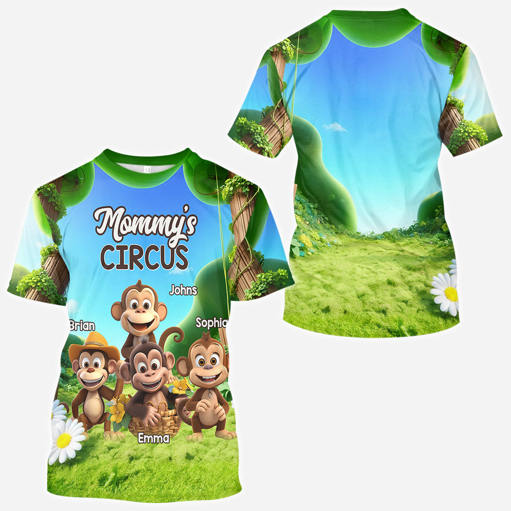 This Is My Circus - Personalized Mother All Over Shirt
