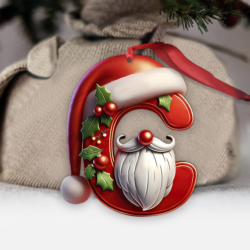 Cute Santa Claus Letter - Personalized Family Ornament