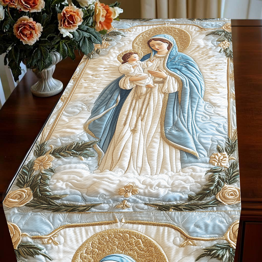 Mother Of God - Christian Table Runner