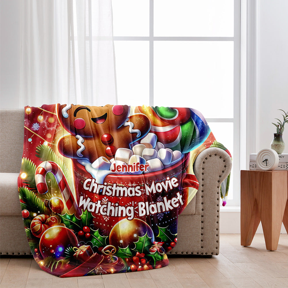Movie Watching Blanket - Personalized Blanket