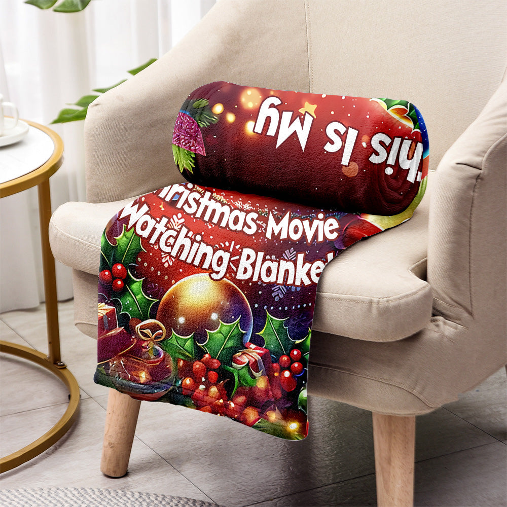 Movie Watching Blanket - Personalized Blanket