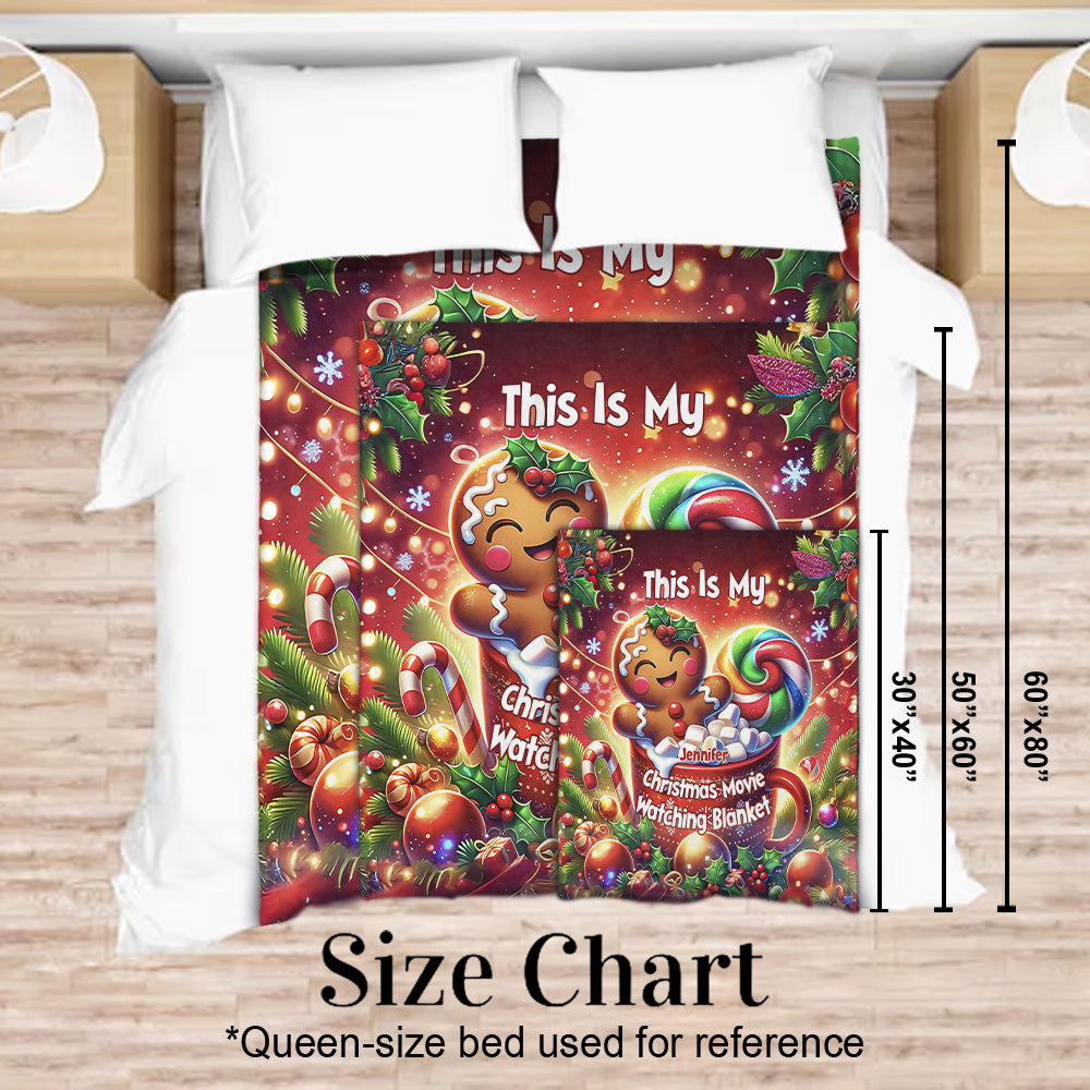 Movie Watching Blanket - Personalized Blanket
