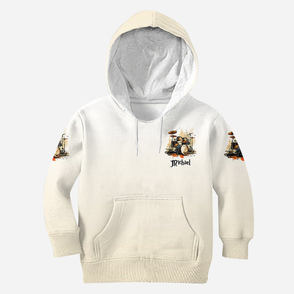 Don't Pick A Fight With A Drummer - Personalized Drummer All Over Shirt