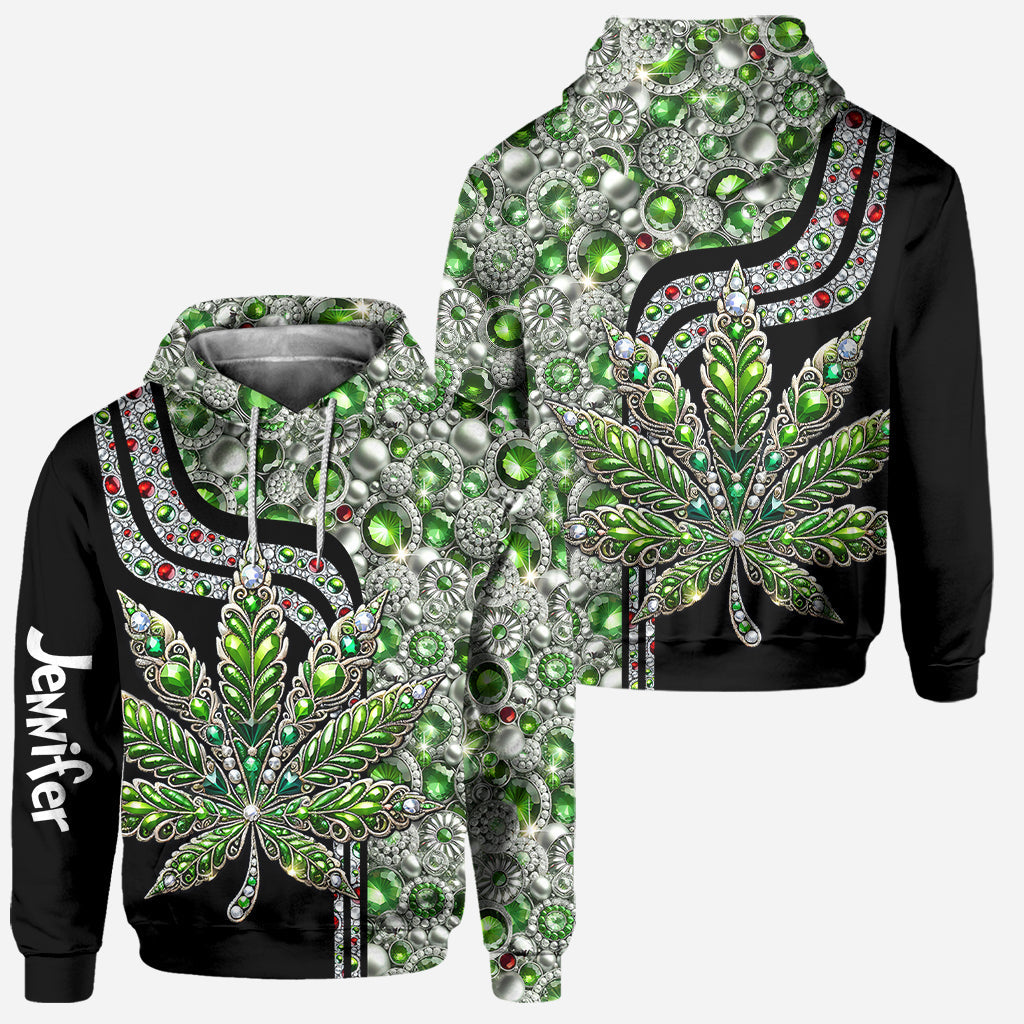 Stunning Leaf - Personalized Weed Hoodie and Leggings