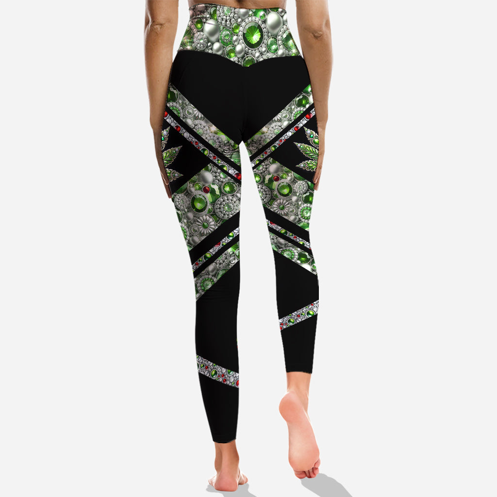 Stunning Leaf - Personalized Weed Hoodie and Leggings
