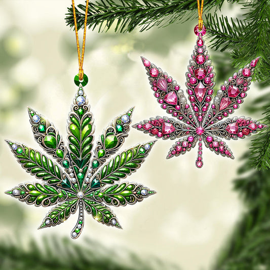 Stunning Leaf - Personalized Weed Ornament
