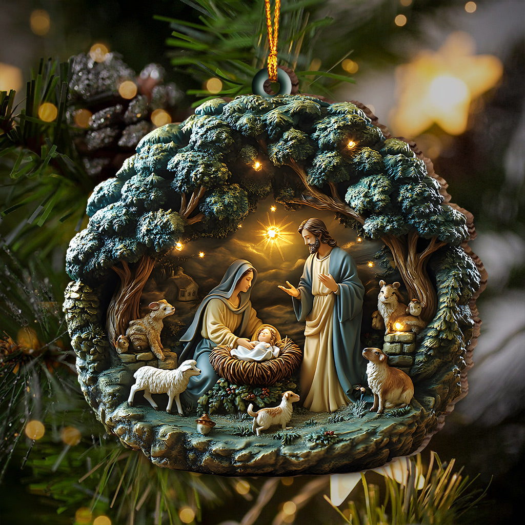 Holy Family - Personalized Christian Ornament