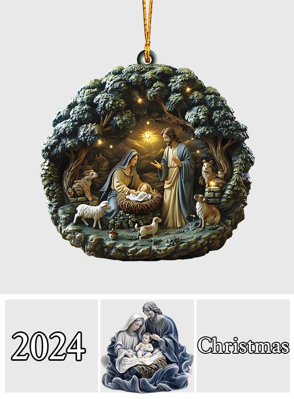 Holy Family - Personalized Christian Ornament