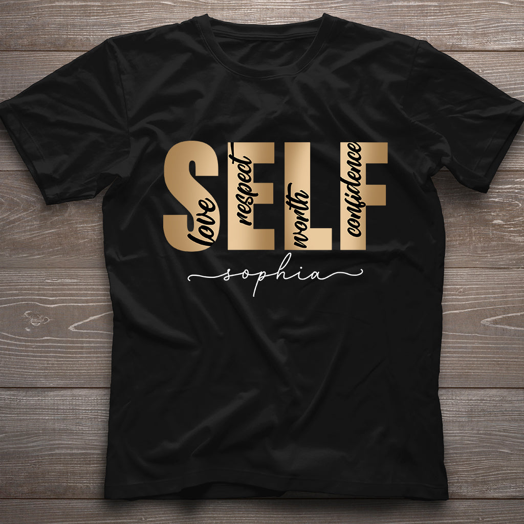Self Confidence - Personalized African American T-shirt And Hoodie