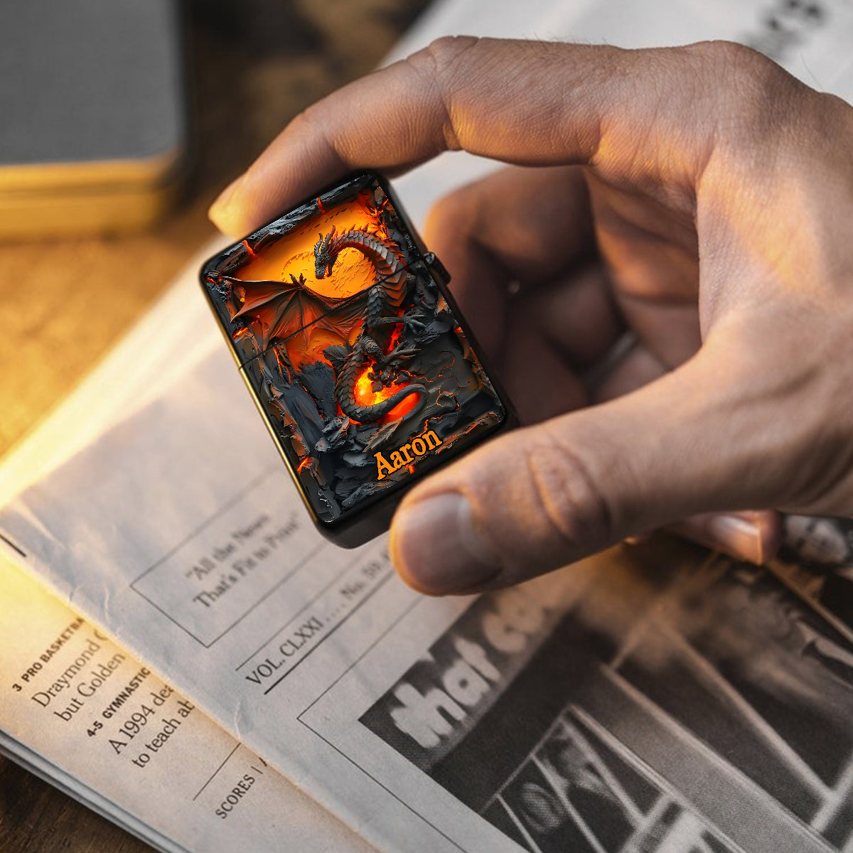 Fire Dragon - Personalized Dragon Lighter