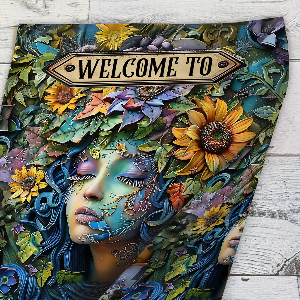 Welcome To My Garden - Personalized Gardening Garden Flag