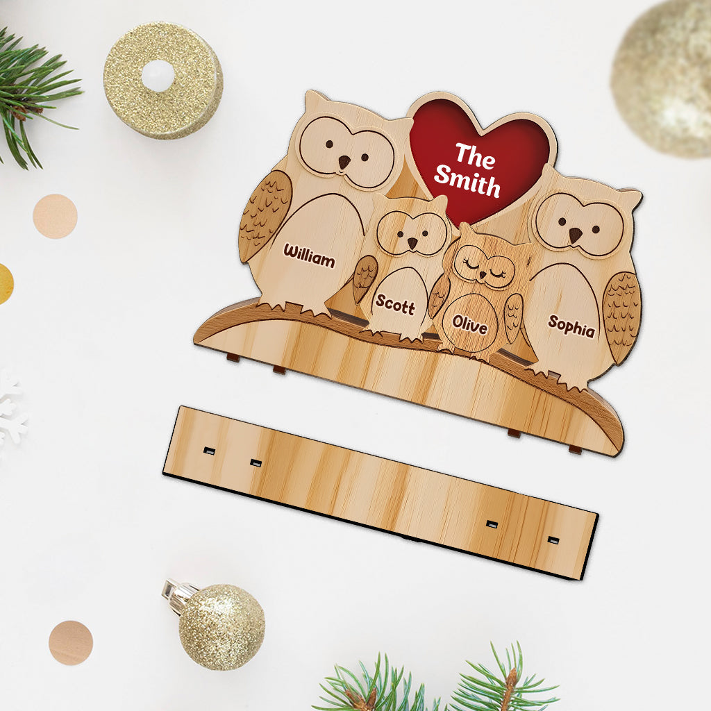 Happy Family - Personalized Family 1 Layered Big Freestanding