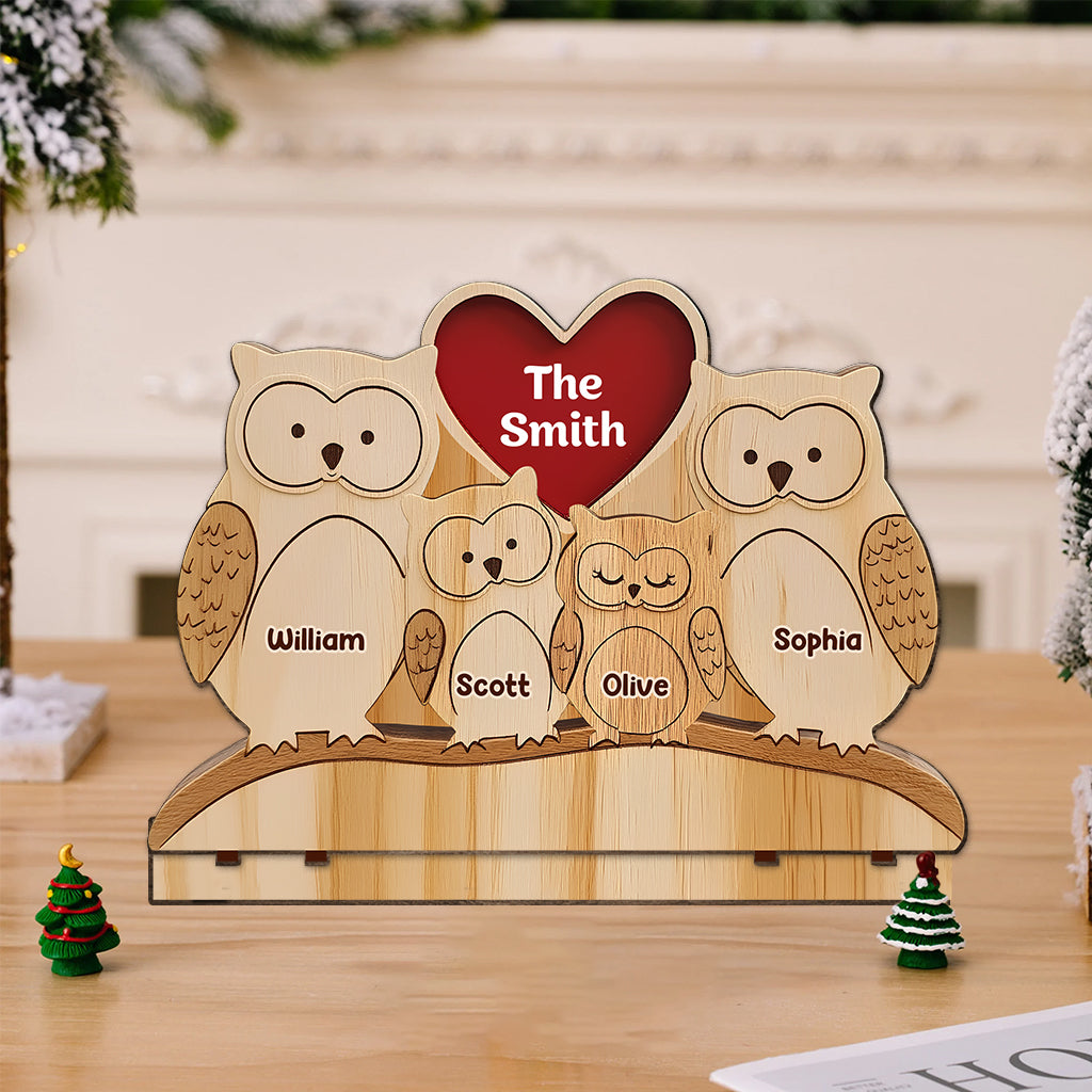 Happy Family - Personalized Family 1 Layered Big Freestanding