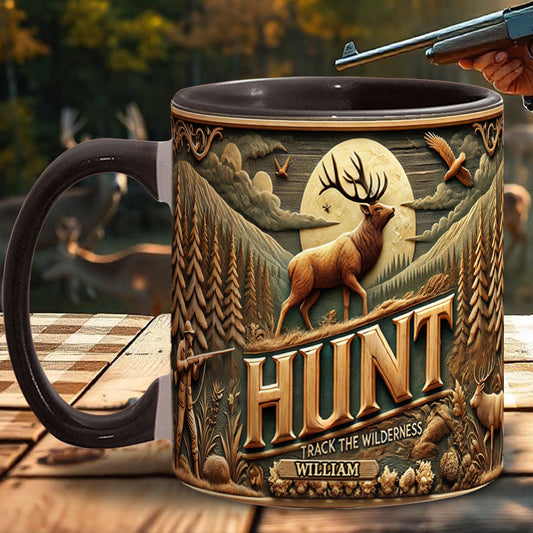 Love Hunting - Personalized Hunting Accent Mug