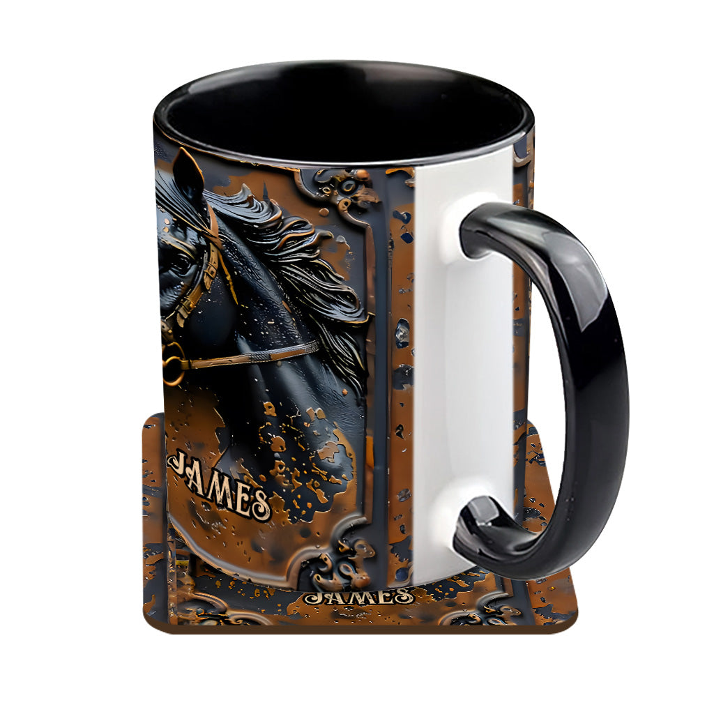 Beautiful Horse - Personalized Horse Accent Mug
