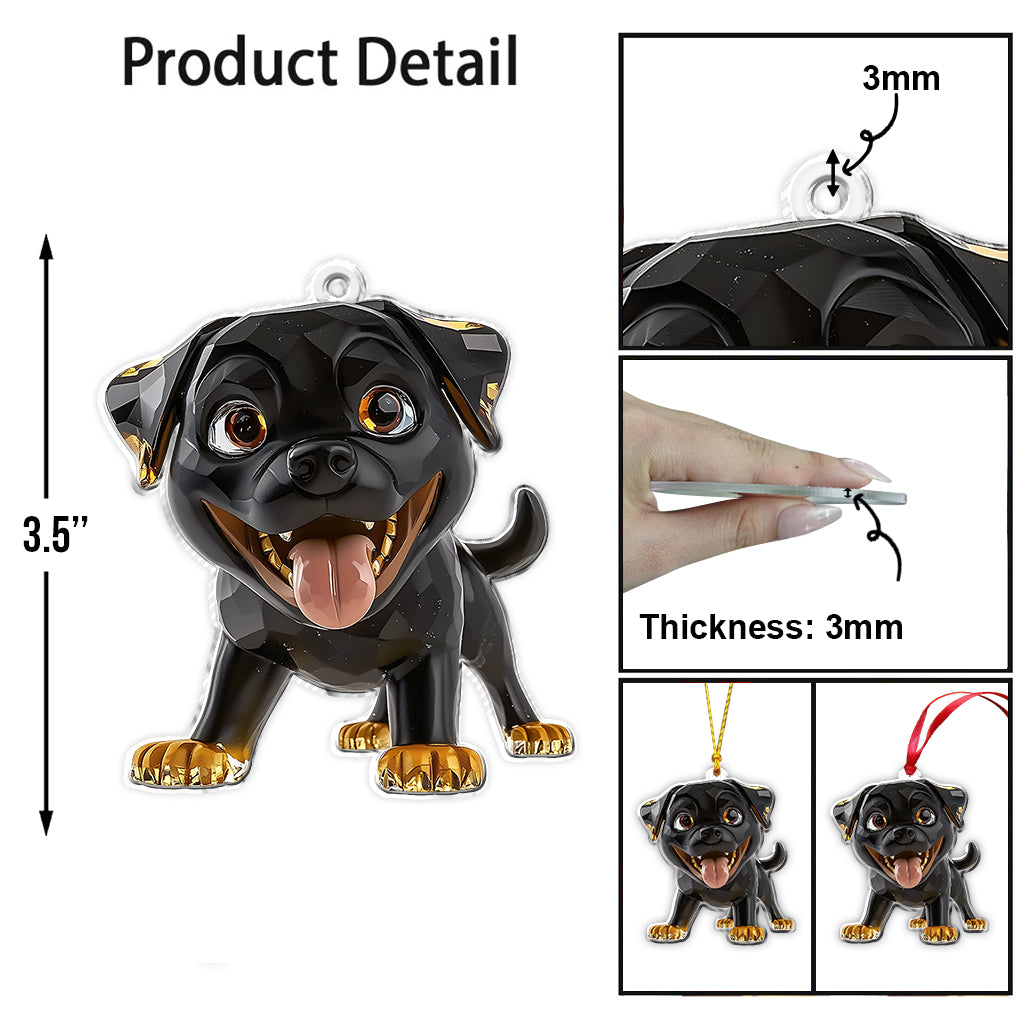 Funny Dogs - Personalized Dog Ornament