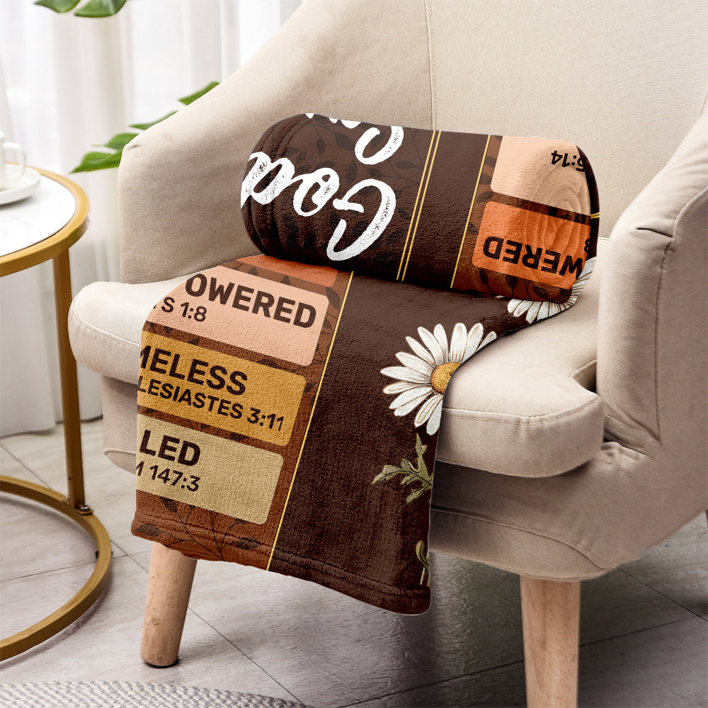 God Says I Am - Personalized Christian Blanket