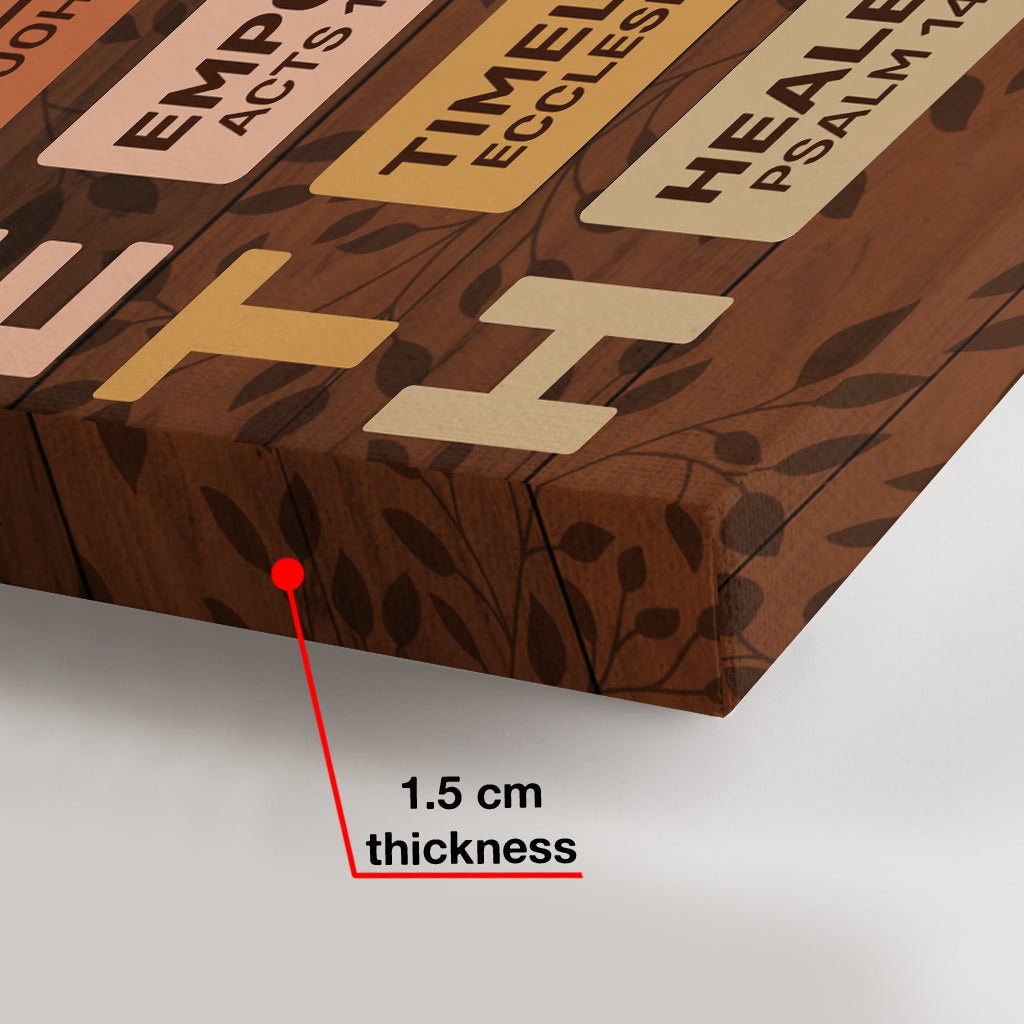 God Says I Am - Personalized Christian Canvas And Poster