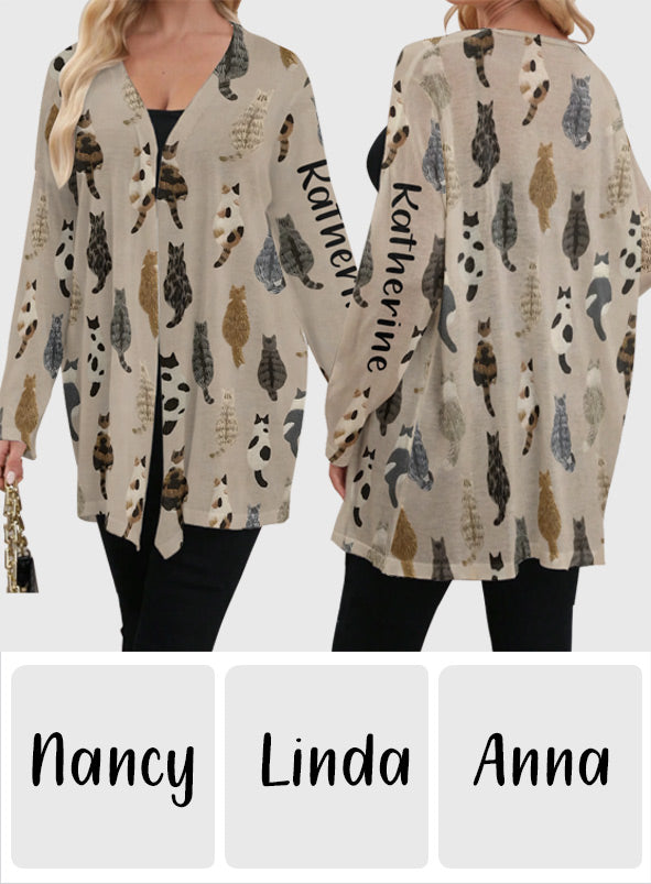 Love Cats - Personalized Cat Cardigan