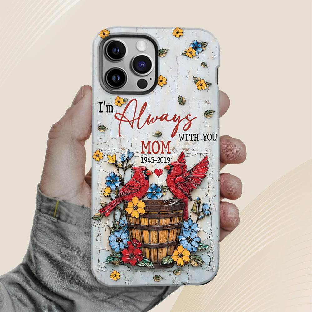 Those We Love Don't Go Away - Personalized Memorial Full Print Phone Case