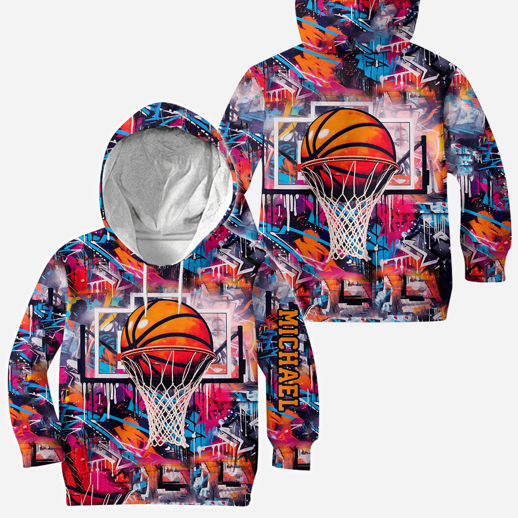 Cool Basketball Design - Personalized Basketball All Over Shirt