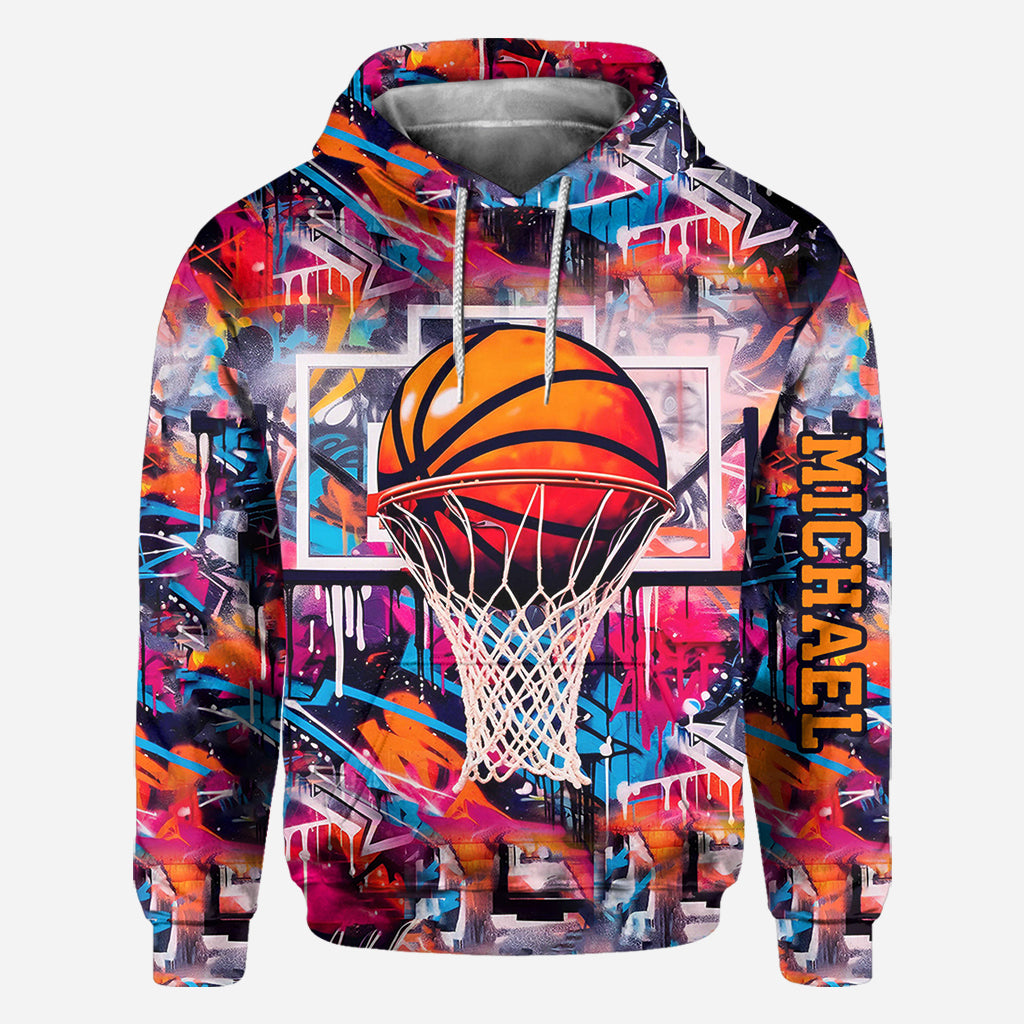 Cool Basketball Design - Personalized Basketball All Over Shirt