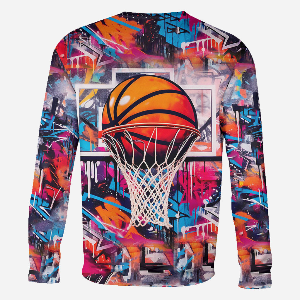 Cool Basketball Design - Personalized Basketball All Over Shirt