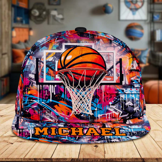 Cool Basketball Design - Personalized Basketball Snapback