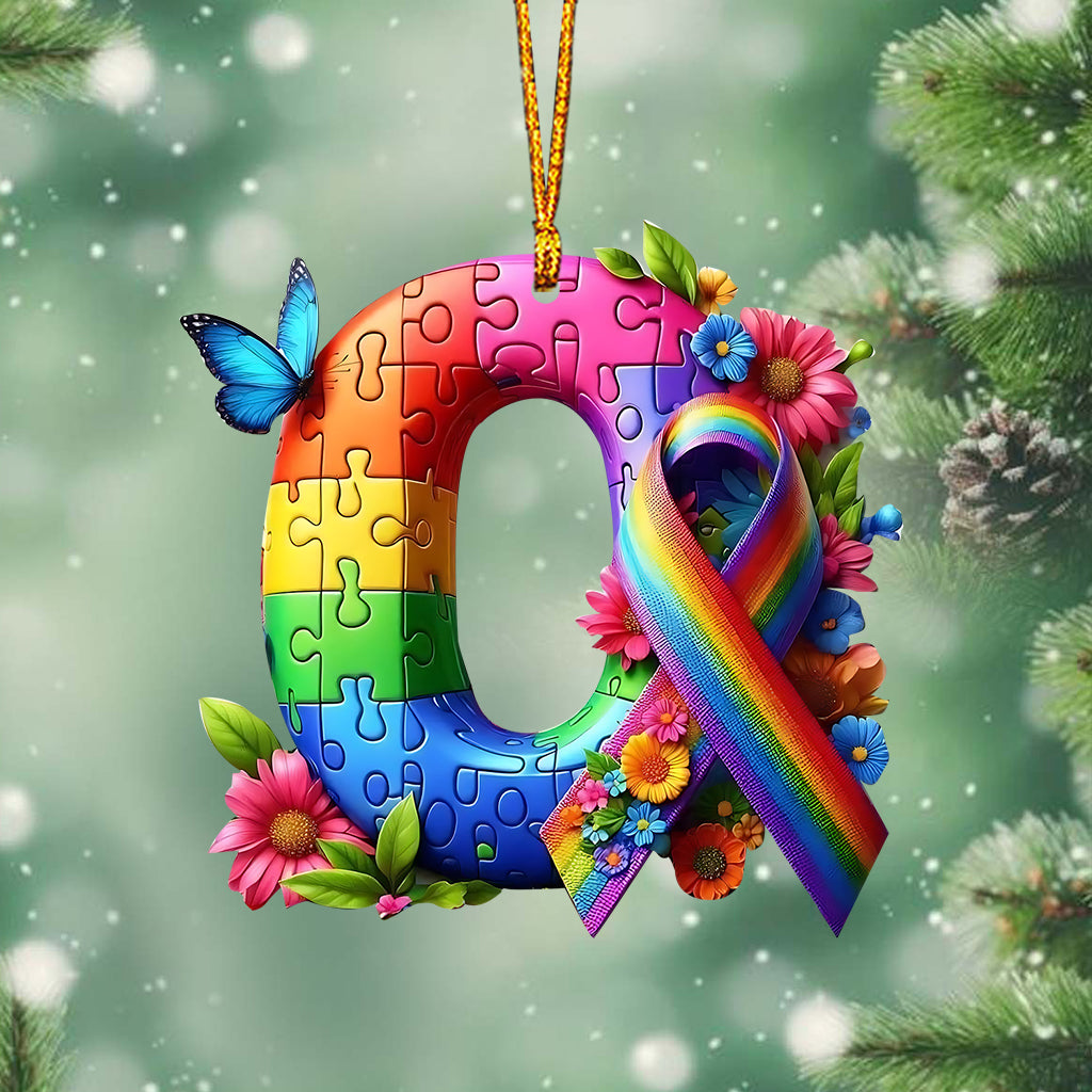 Never Walk Alone - Personalized Autism Awareness Ornament