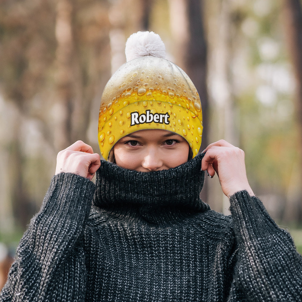 It's Beer Time - Personalized Beer Beanie Hat