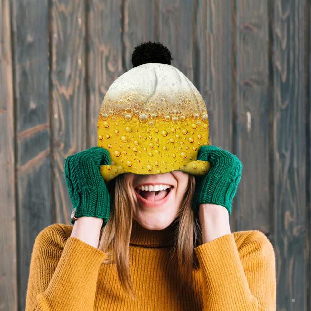 It's Beer Time - Personalized Beer Beanie Hat