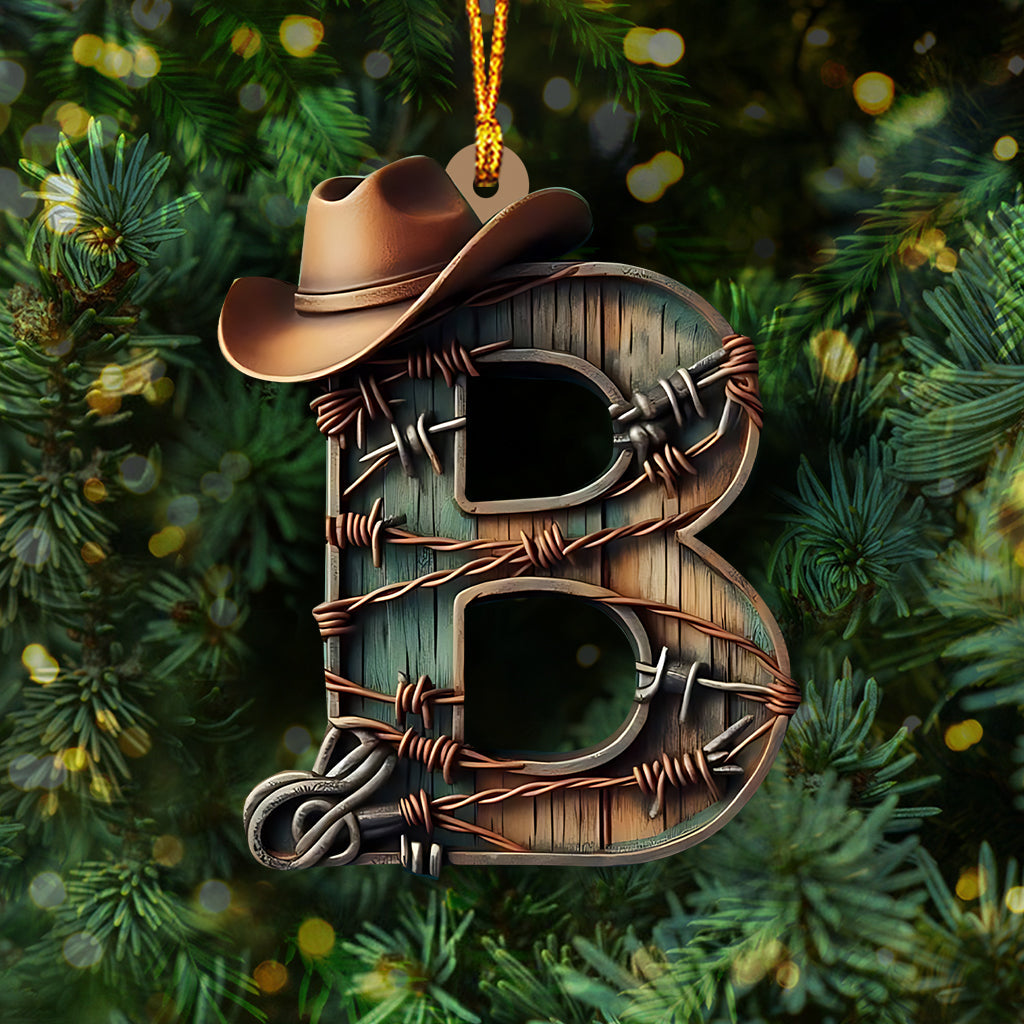 Strong Cowboy - Personalized Ornament
