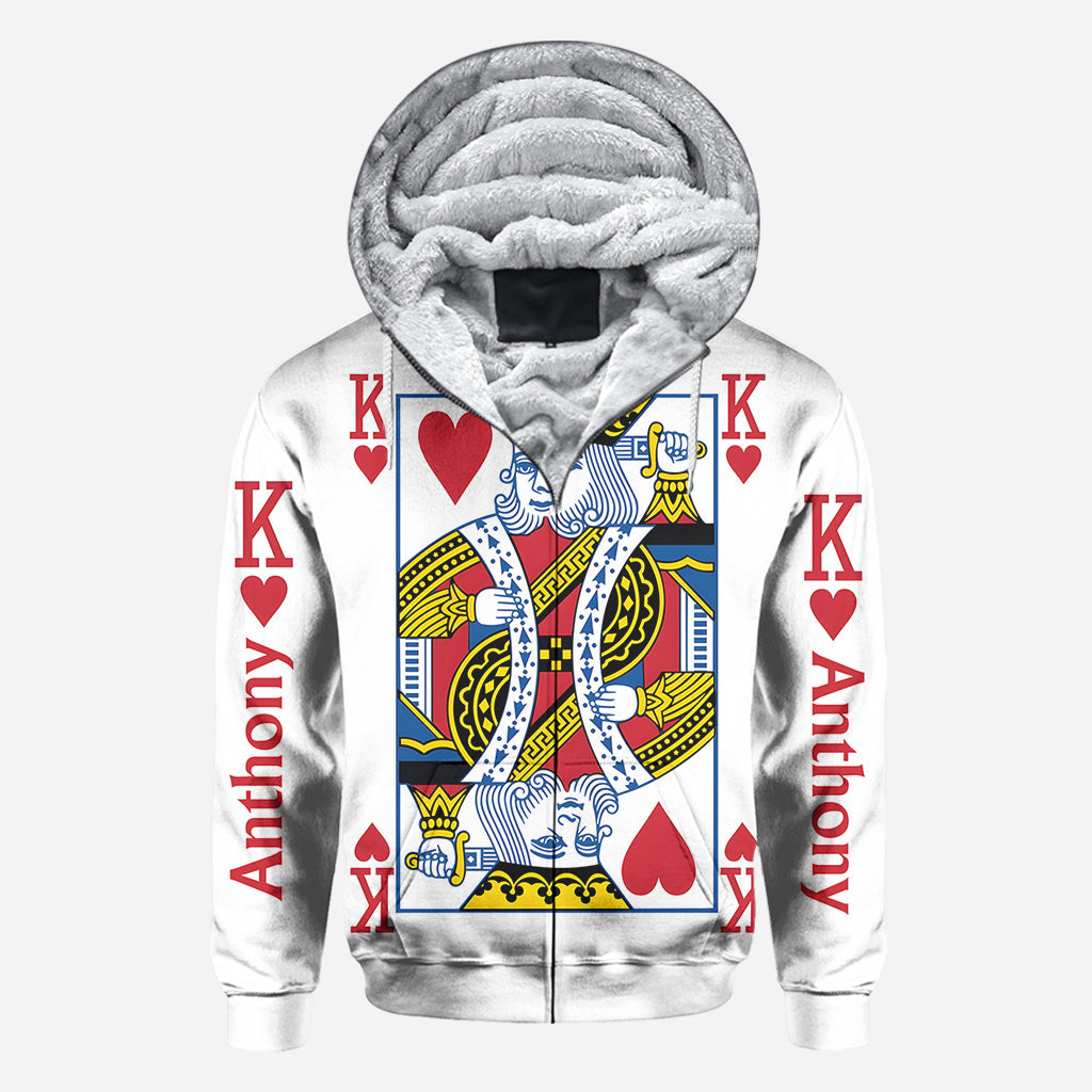 King And Queen Of Love - Personalized Couple All Over Shirt