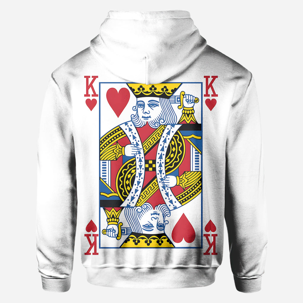 King And Queen Of Love - Personalized Couple All Over Shirt