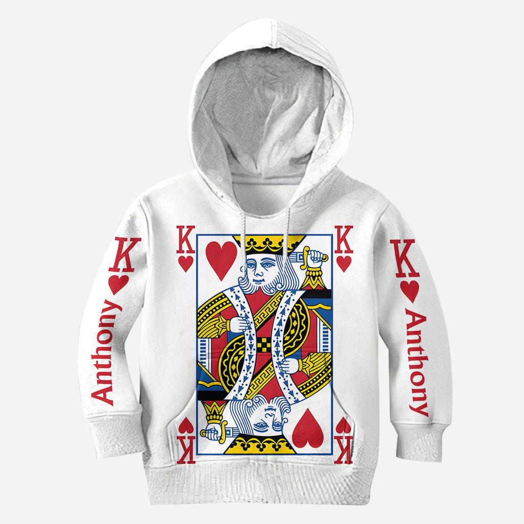 King And Queen Of Love - Personalized Couple All Over Shirt