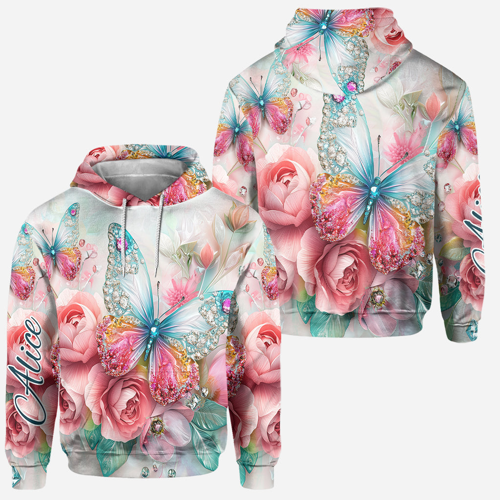 Love Butterflies - Personalized Butterfly Hoodie and Leggings