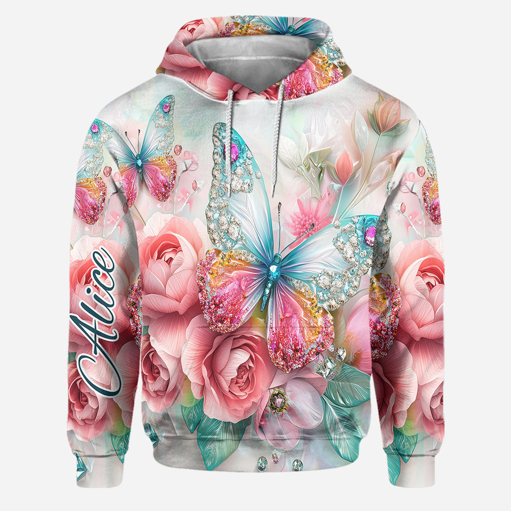 Love Butterflies - Personalized Butterfly Hoodie and Leggings