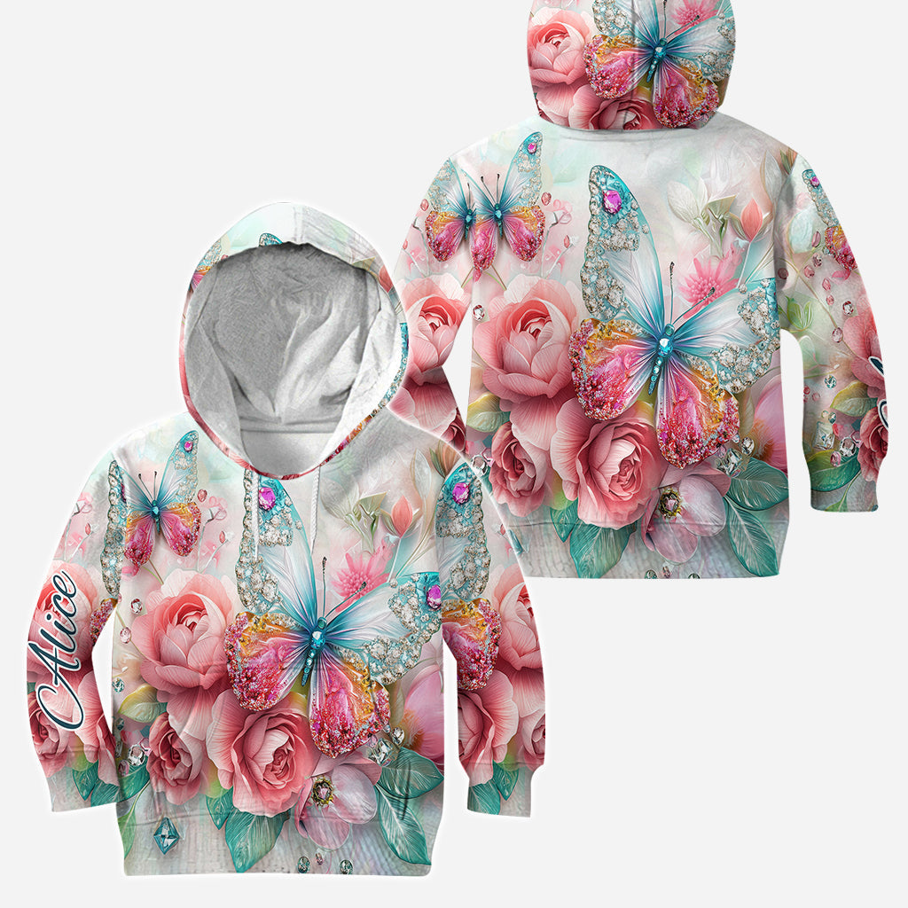 Love Butterflies - Personalized Butterfly Hoodie and Leggings