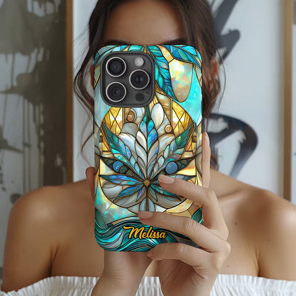 Stunning Leaf - Personalized Weed Full Print Phone Case