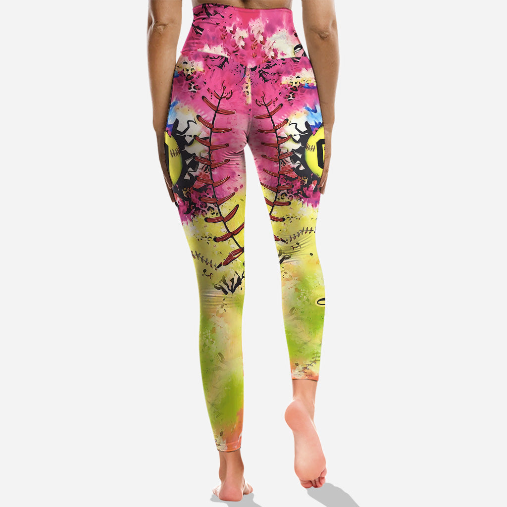 Softball LIfe - Personalized Softball Hoodie and Leggings