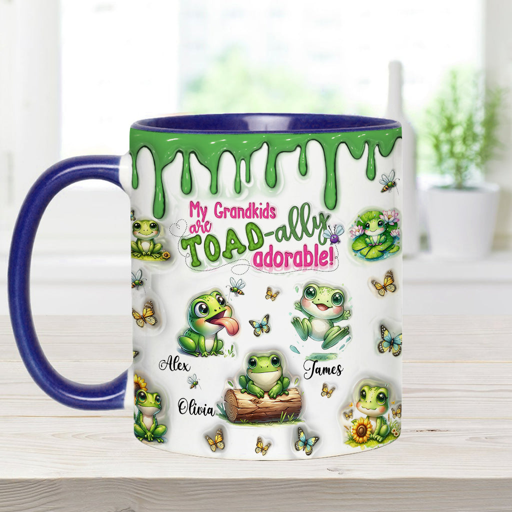 Toad-ally Adorable - Personalized Frog Accent Mug