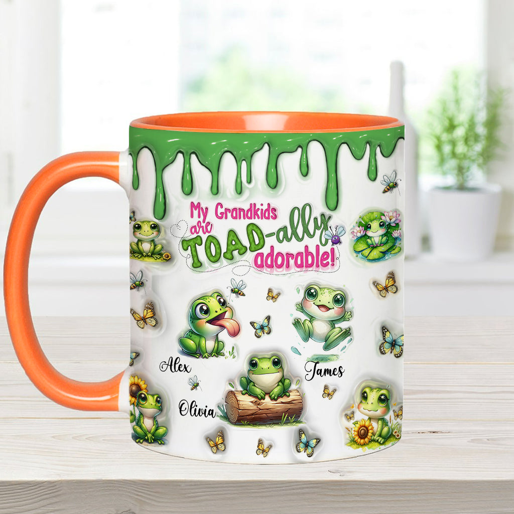 Toad-ally Adorable - Personalized Frog Accent Mug