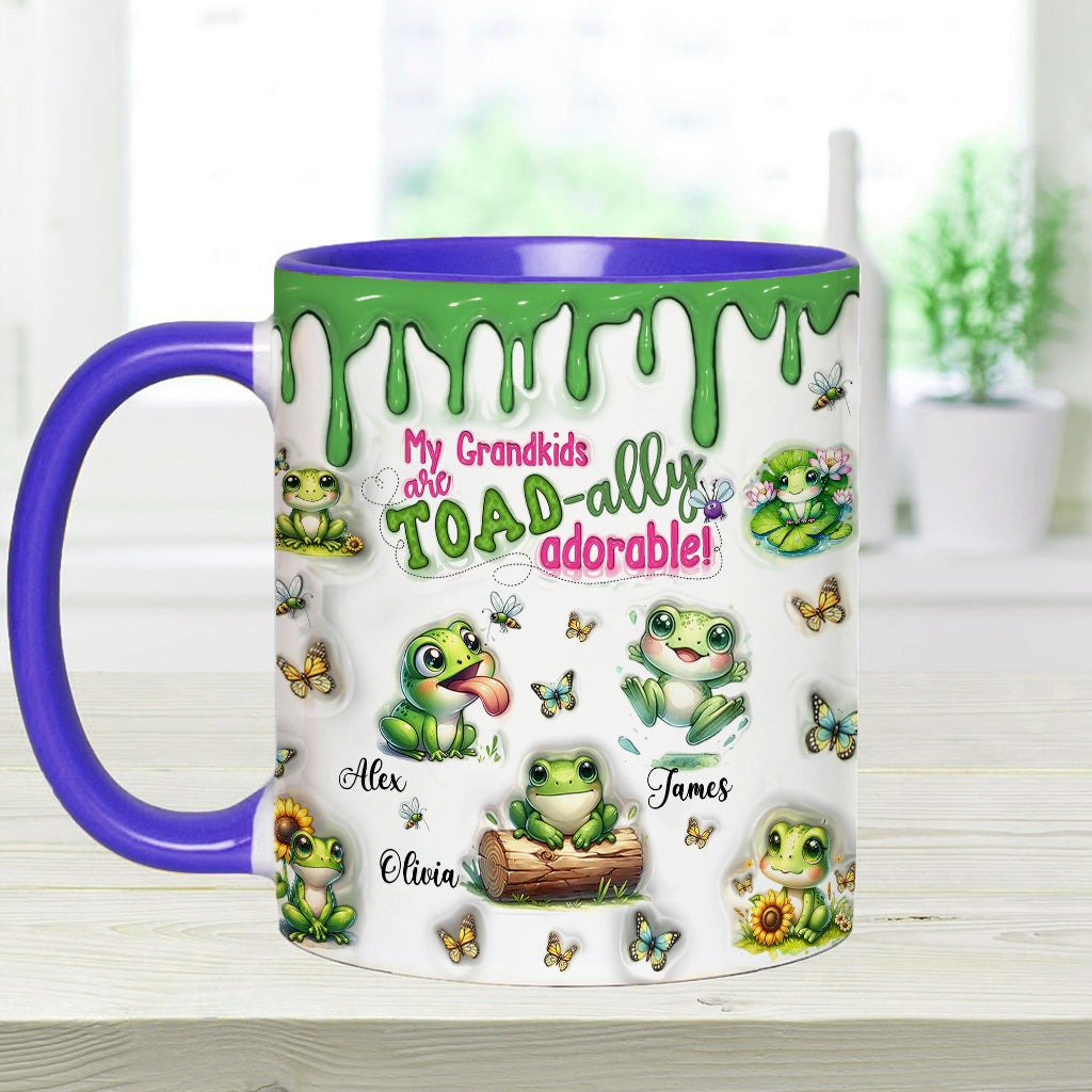 Toad-ally Adorable - Personalized Frog Accent Mug