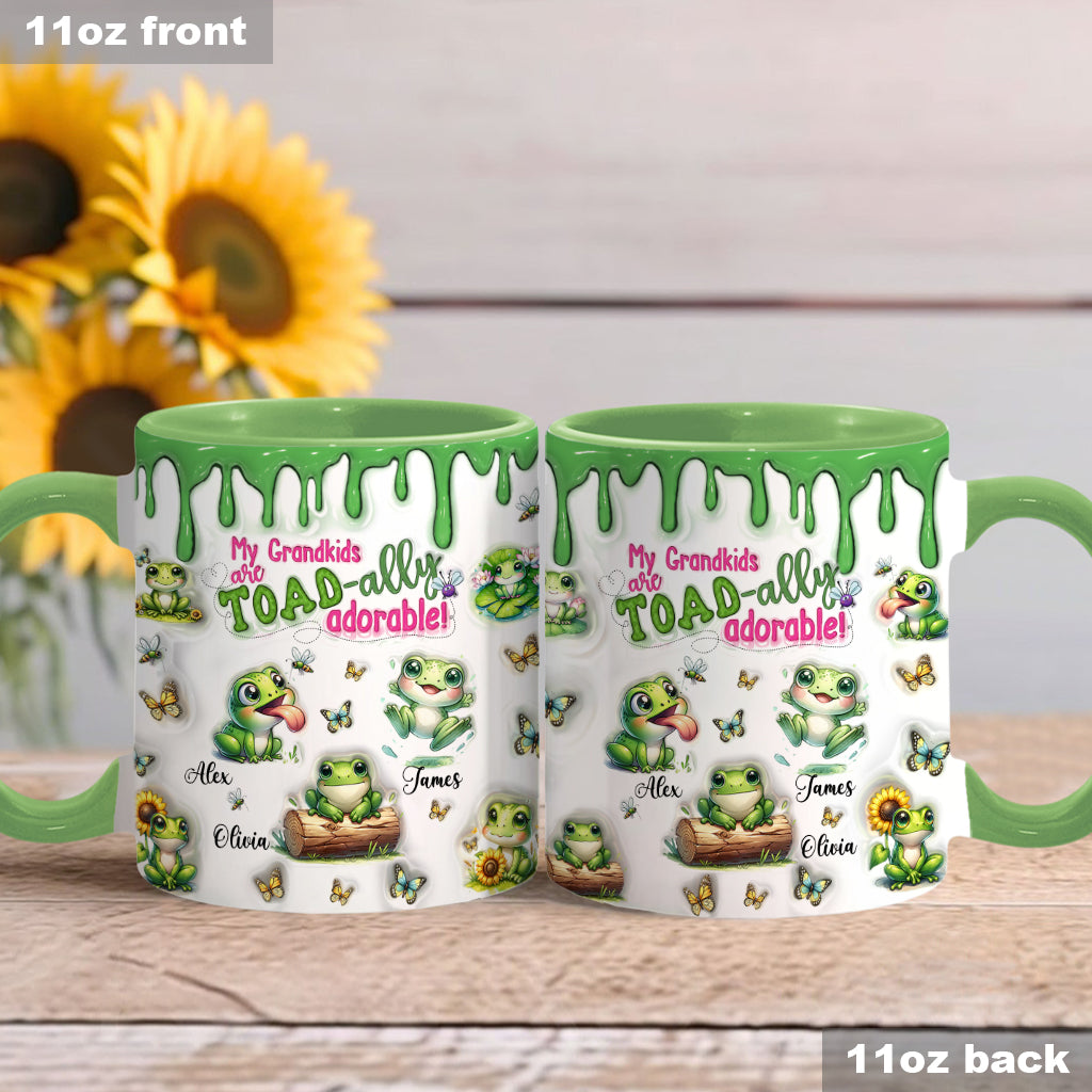 Toad-ally Adorable - Personalized Frog Accent Mug