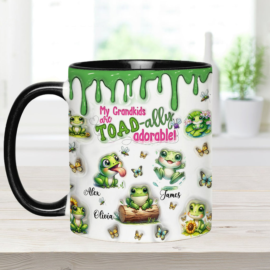 Toad-ally Adorable - Personalized Frog Accent Mug