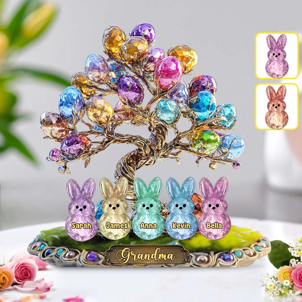 Grandma's Peeps - Personalized Grandma Custom Shaped Acrylic Plaque