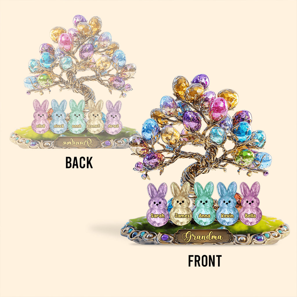 Grandma's Peeps - Personalized Grandma Custom Shaped Acrylic Plaque